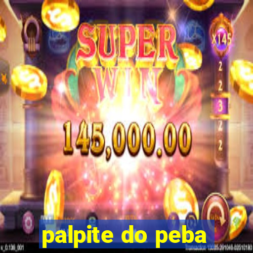 palpite do peba